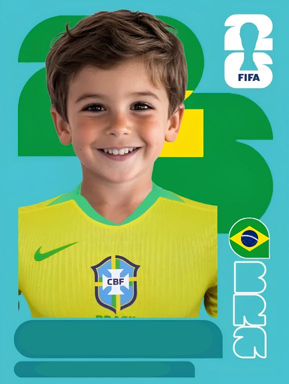 Exemplo de figurinha gerada pela IA